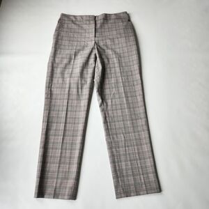 Tommy Hilfiger Womens Plaid Dress Pants - Gray and Pink